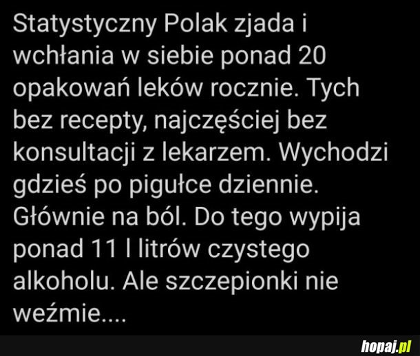 No tak...