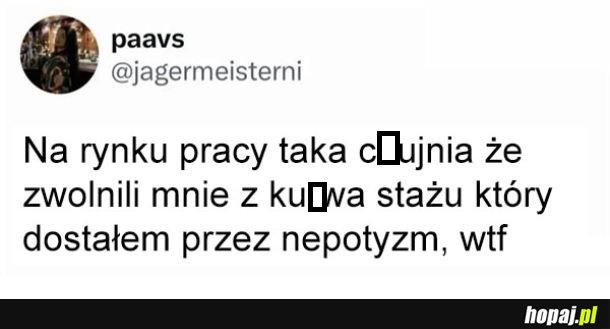 Jest ciężko