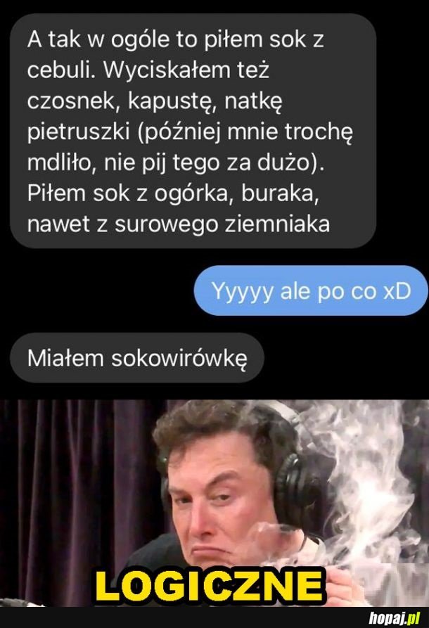 No tak, to wszystko tłumaczy