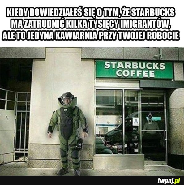 STARBUCKS ZATRUDNI IMIGRANTÓW