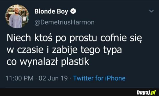 Plastik to zło 