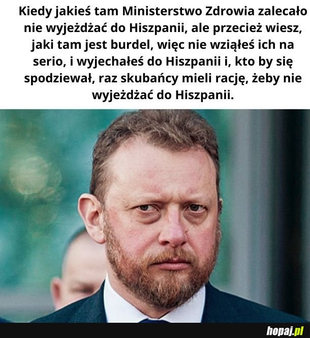 Zdrówka Panie Ministrze!