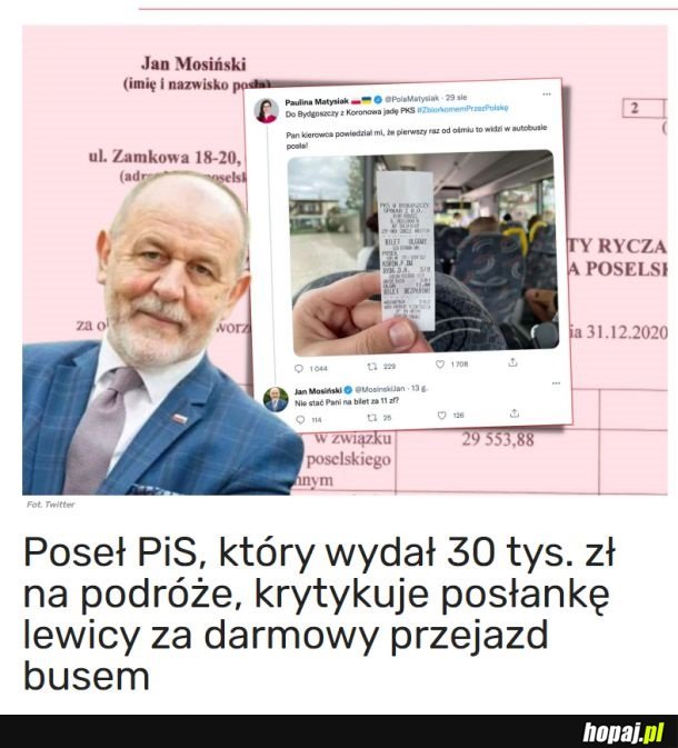 Poseł PiS i wszystko jasne