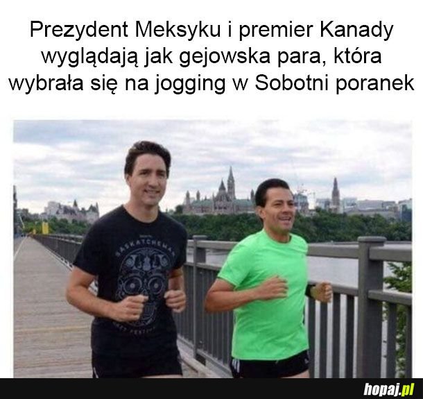 Wybrali się na jogging