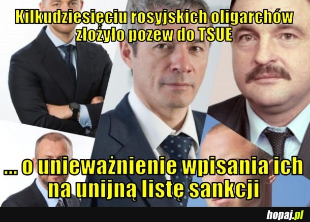 Szczyt bezczelności ... sankcje jednak zabolały