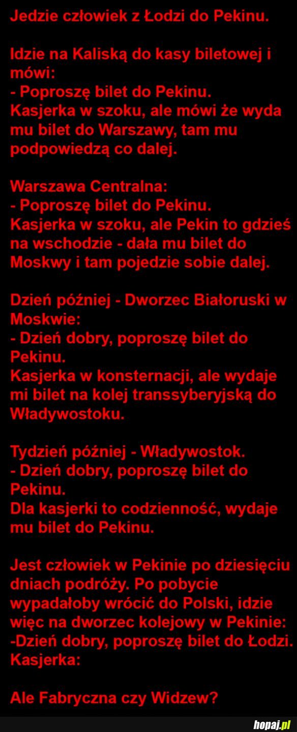 W Pekinie wiedzą