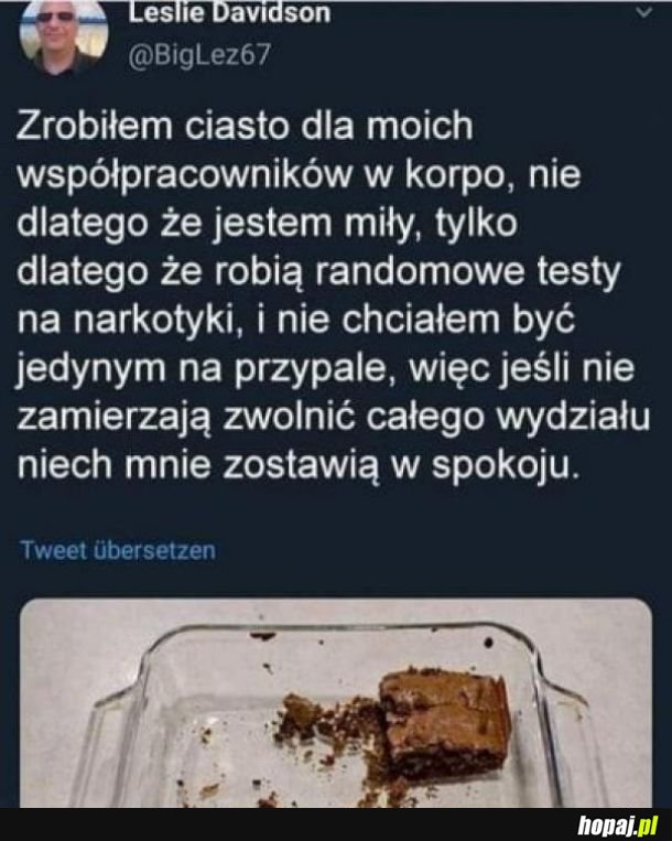 Ciasto dla współpracowników