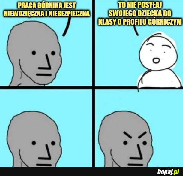 Praca górnika.