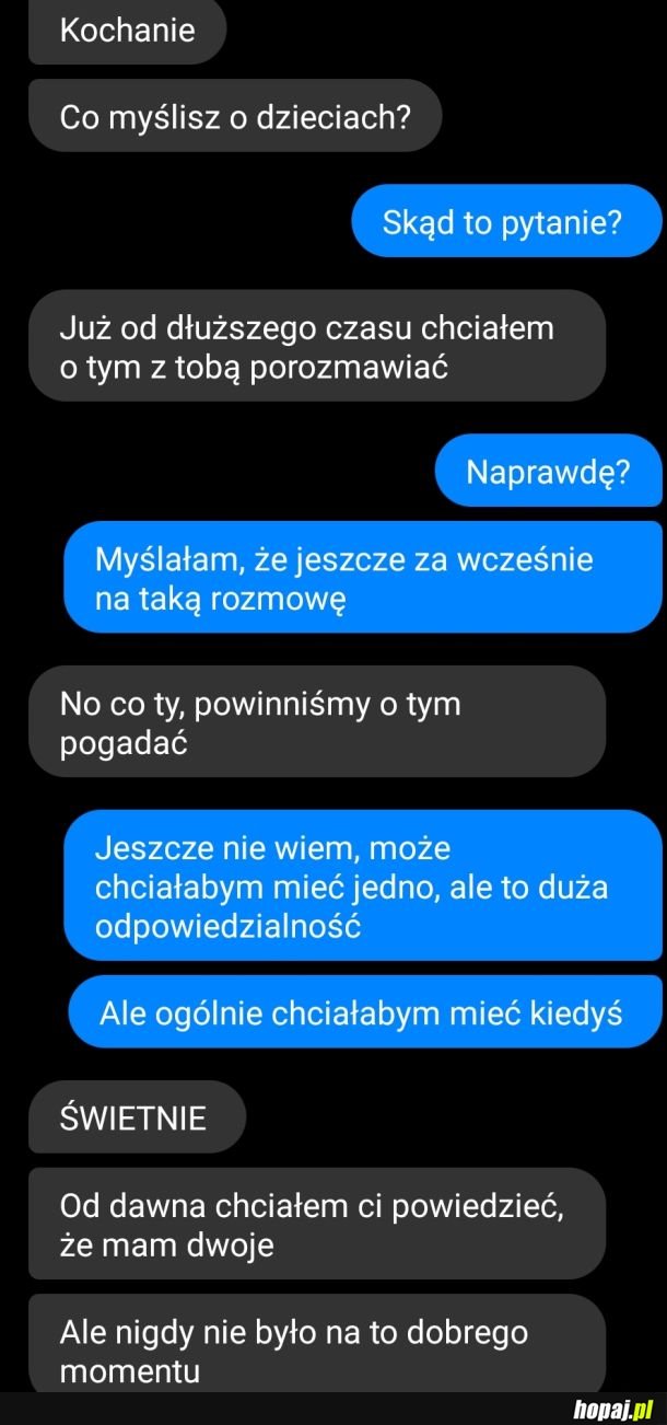 Rozmowa o dzieciach