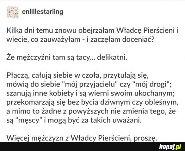 Więcej takich meżczyzn!