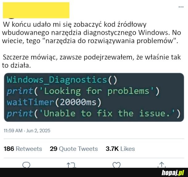Tak myślałem, że tak to wygląda