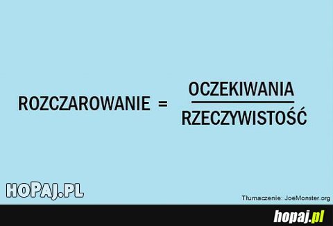 Czym jest rozczarowanie?