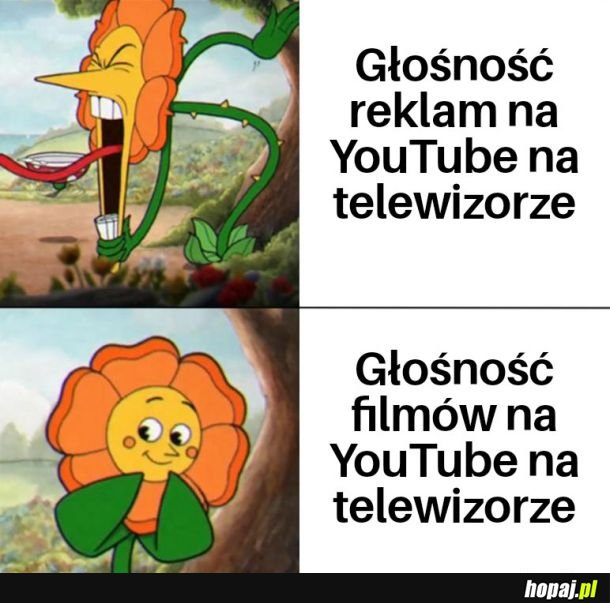 Kiedy oglądam sobie filmy na YouTube na telewizorze