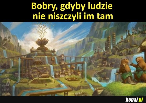 Bobry, gdyby nie ludzie