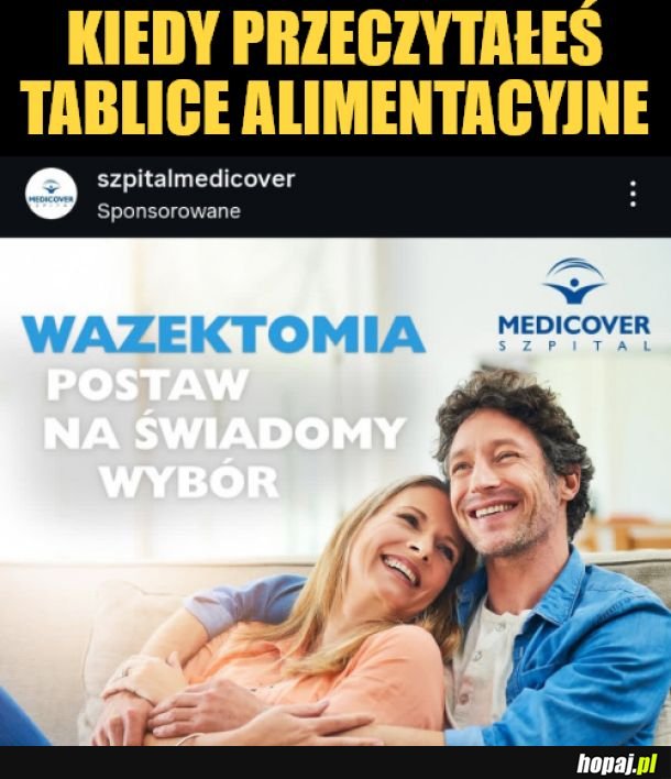 Tablice alimentacyjne. 