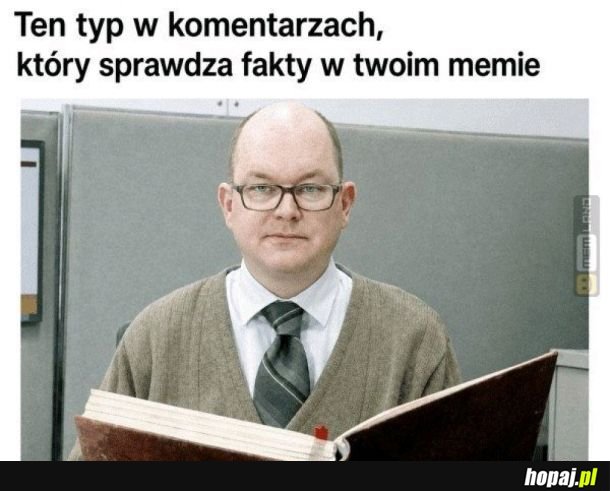 Ten jeden koleś w komentarzach