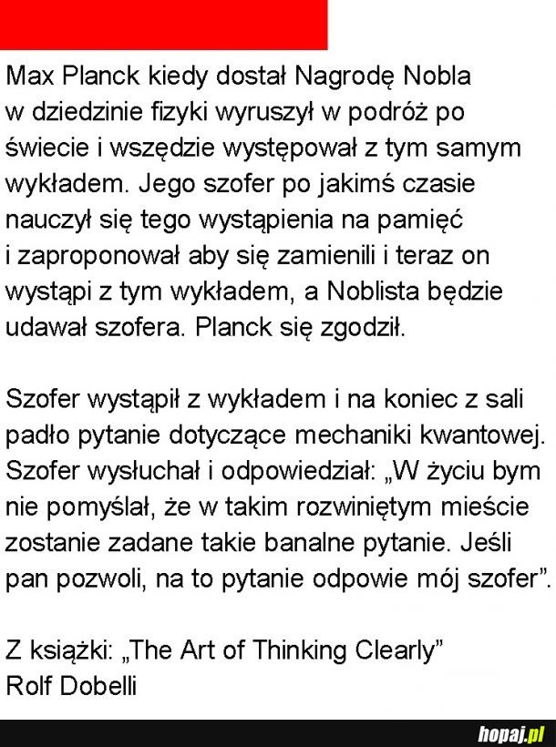Pomysłowy szofer