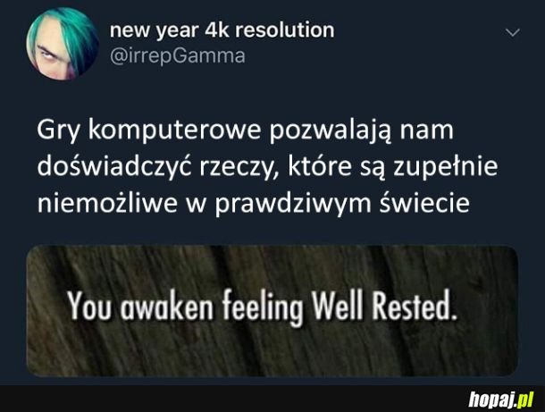 W realu to niemożliwe