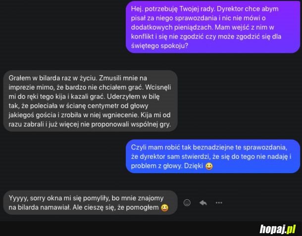 Rada dla kolegi