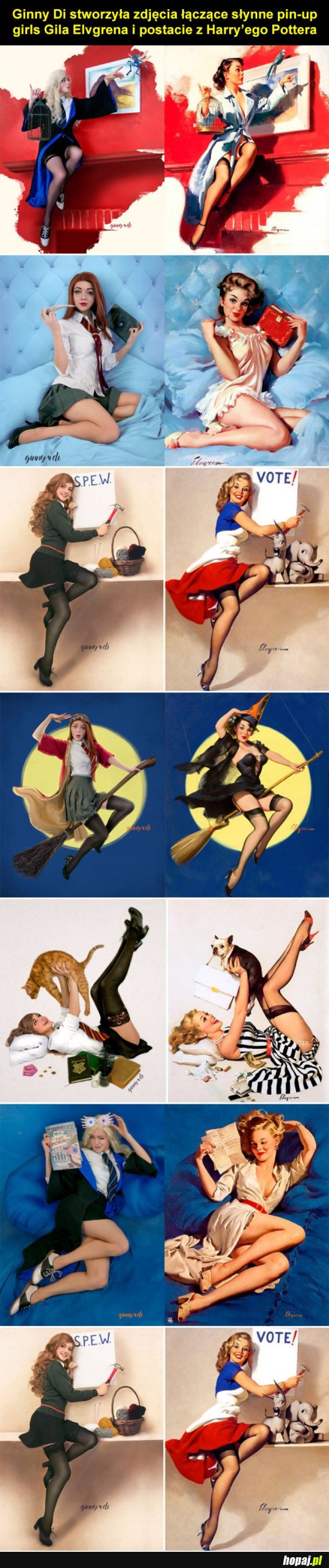 PIN-UP GIRLS Z HARRY'EGO POTTERA