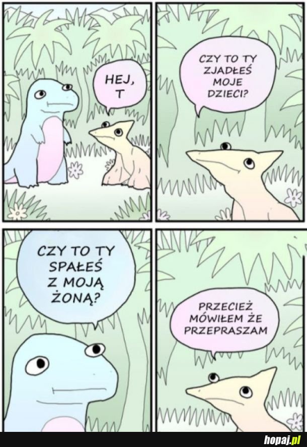 Przecież przeprosił