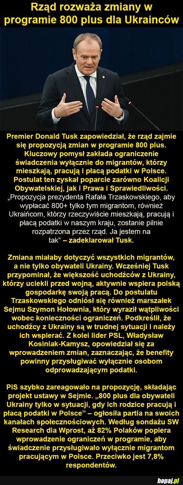Zmiany w rządzie i 800
