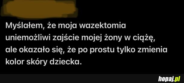 A to zaskoczenie