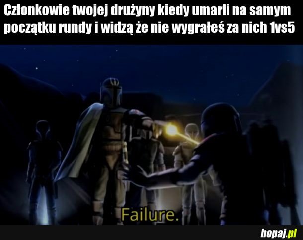 Jesteś porażką. zawsze nią byłeś.