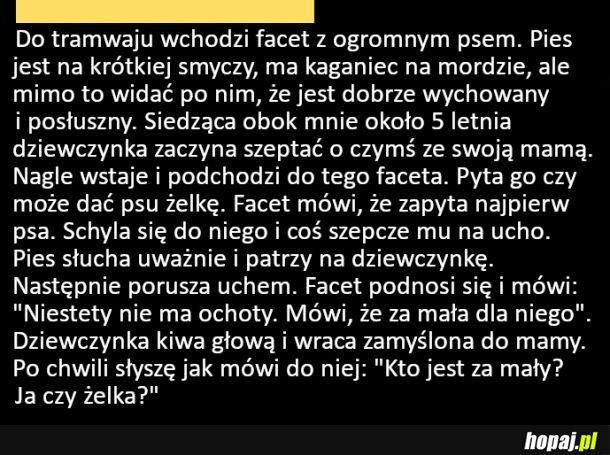 Dziewczynka z żelką
