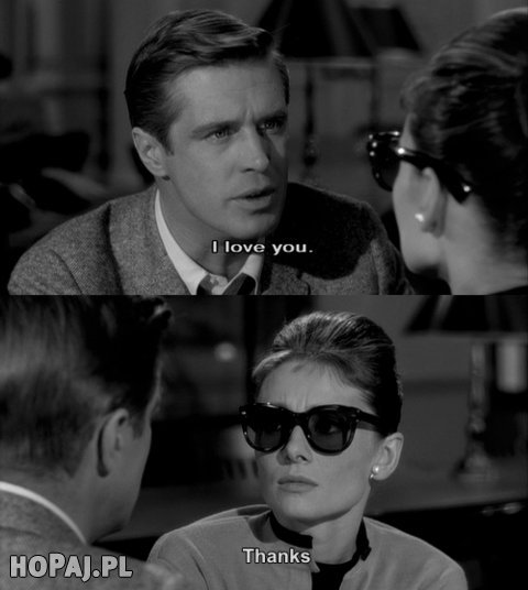 I love You, Thanks