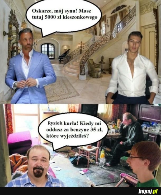 Oskar po prostu wcześniej wstawał i dźwigał większy ciężar