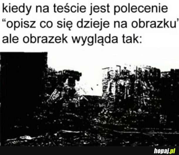 Na każdym teście 