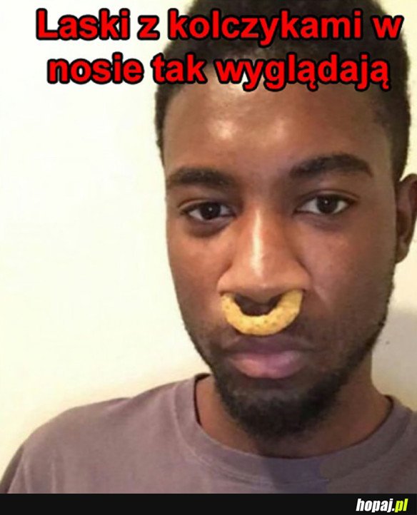 Laski z kolczykami w nosie
