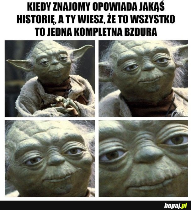 ZNAJOMY OPOWIADA ŚCIEMĘ