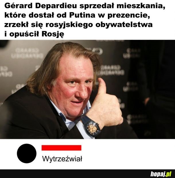 Nie wytrzymał