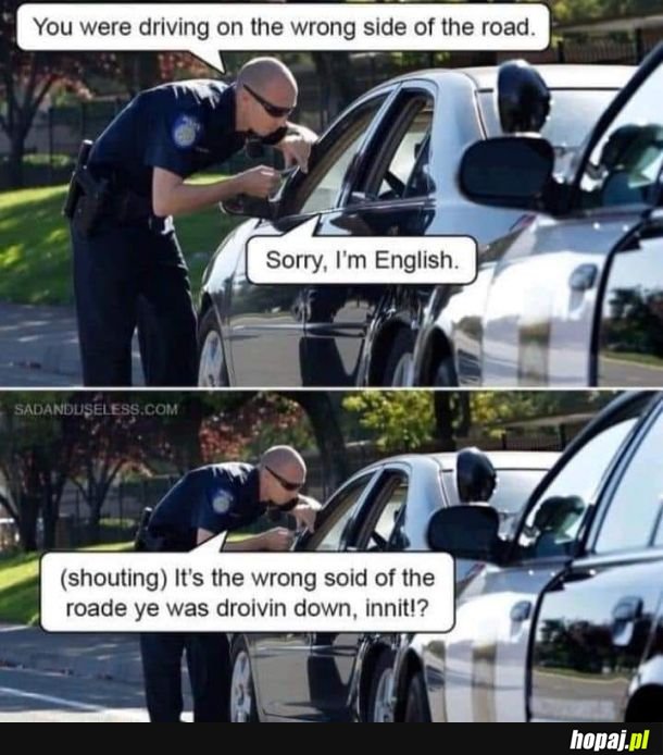 What a nice policeman