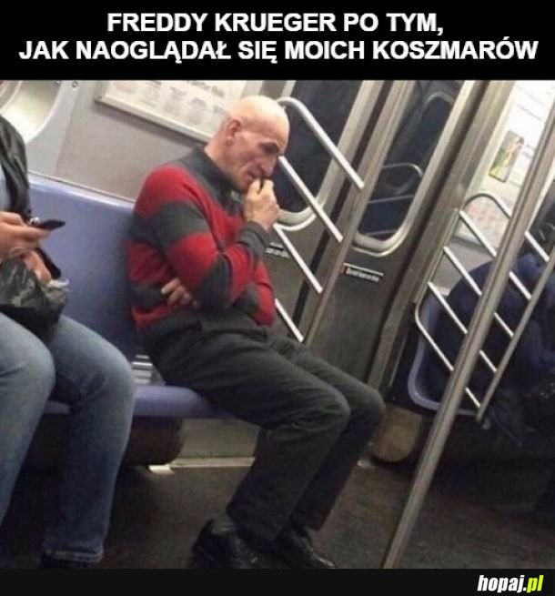 I teraz musi iść na terapię