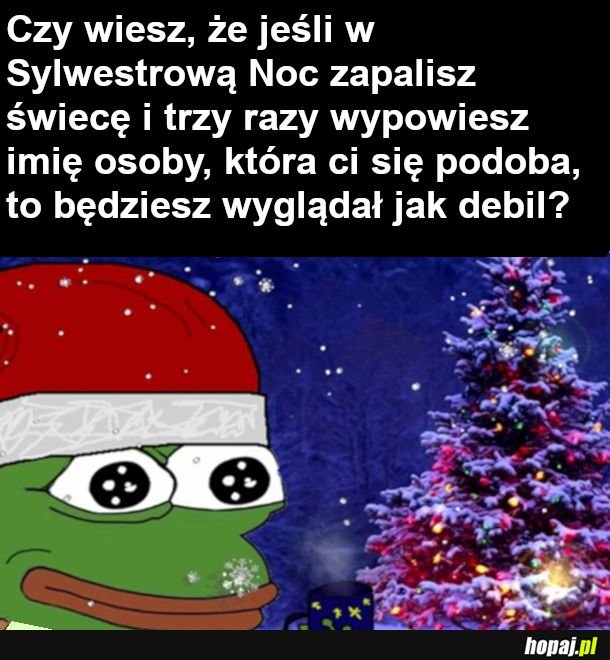 Taka wróżba na nowy rok