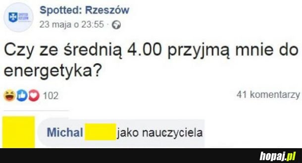 Przyjęcie do szkoły 