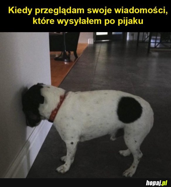 Po pijaku nie smsujemy ;)