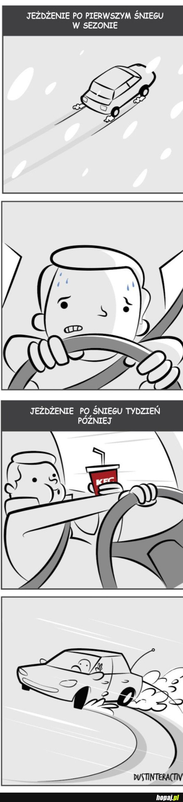 JEŻDŻENIE PO ŚNIEGU