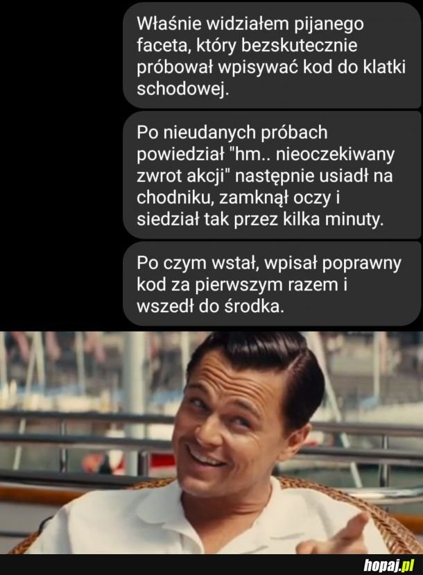W sumie miałem podobną sytuację