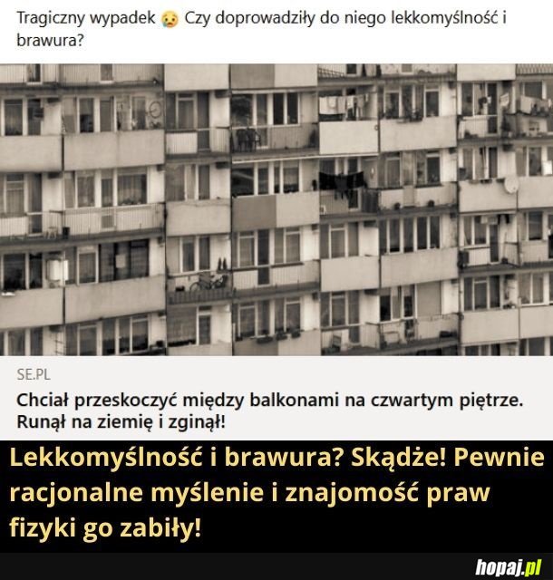 Lekkomyślność i brawura