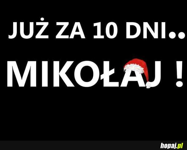 Już za 10 dni mikołaj!