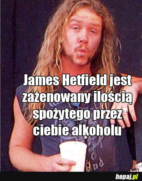 James jest zażenowany