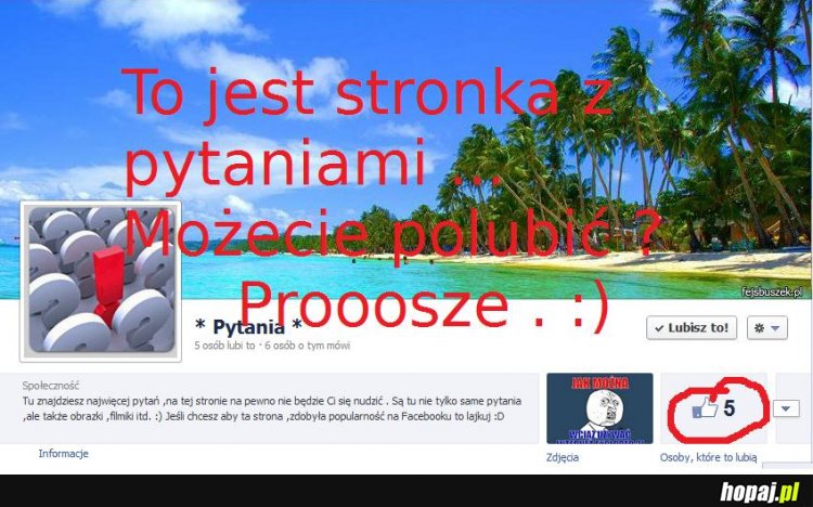 Dasz lajka ? Proosze :)