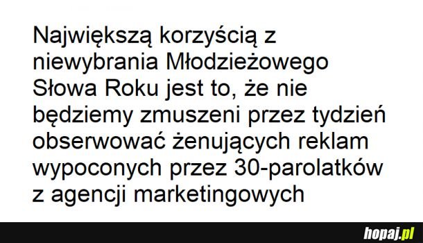 Zamiast tego mamy płacz 30-paroletnich wykopków, ale nie można mieć wszystkiego