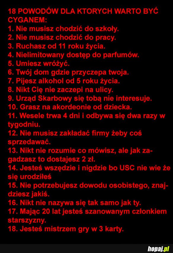 18 POWODÓW