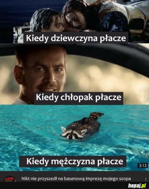 Łzy mężczyzny