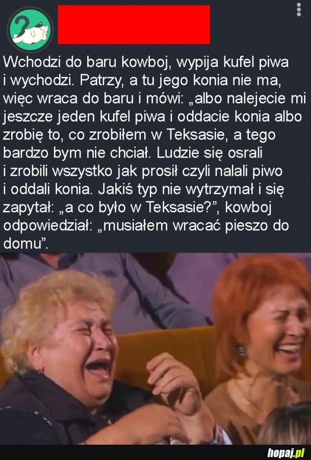 Kowboj śmieszek